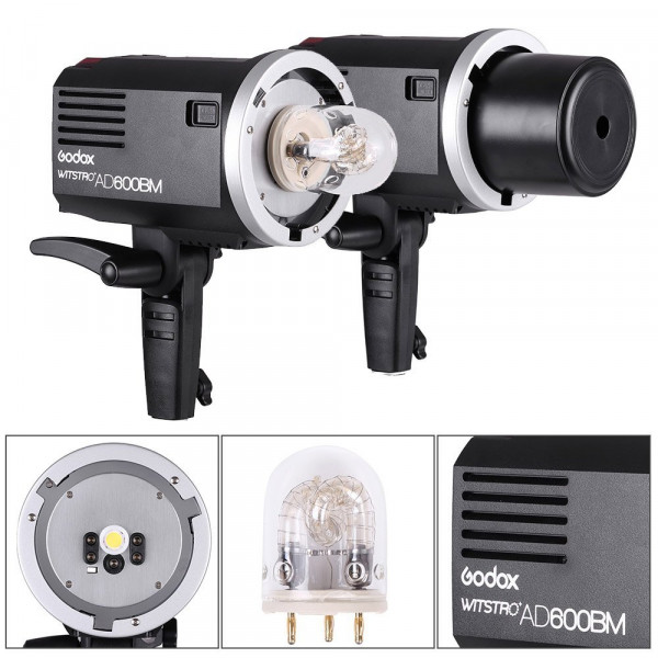 Andoer Godox WITSTRO AD600BM 600WS GN87 HSS 1/8000 s im freien Blitz Blitz 2,4 G drahtlose X System mit 8700mAh Li-Ion Akku-39
