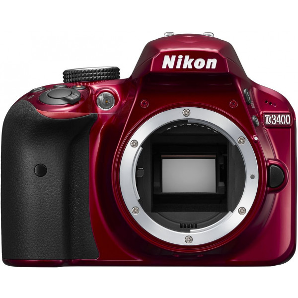 Nikon Kamera D3400 Gehäuse rot-32