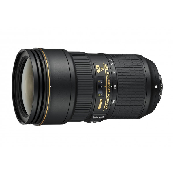 Nikon AF-S Nikkor ED VR 24-70 mm 1:2 8E Objektiv (82 mm Filtergewinde) schwarz-37