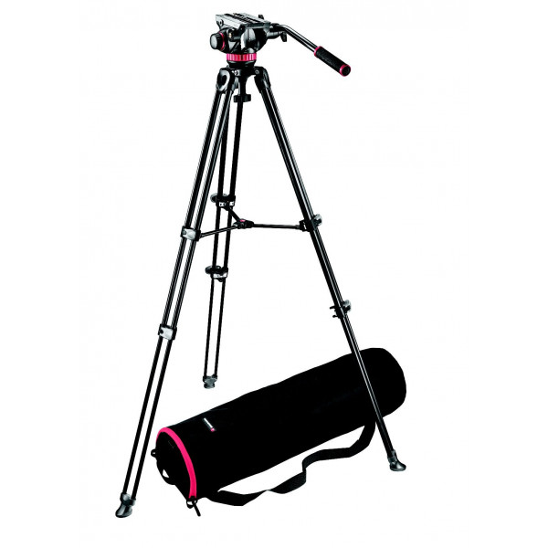 Manfrotto Video Set inkl. MVH502A Neiger, MVT502AM Stativ und Tasche-31