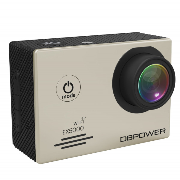 DBPOWER Original EX5000 WIFI 14MP Full HD Sports Action Kamera Camera Wasserdicht mit 2 verbesserten Batterien und Kostenlose Accessoires (Silber)-39