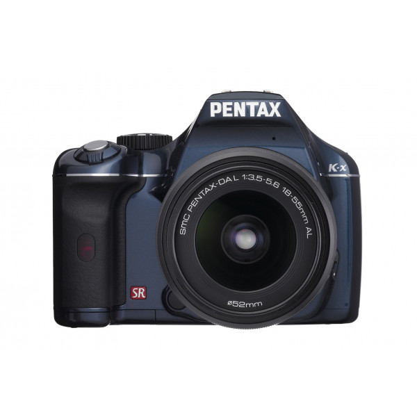 PENTAX Kx Kit Digitalkamera 12.4 (4280 x 2848) Navy-Blau + smc DA 18-55 mm / 3,5-5,6 AL Navy-Blau-31