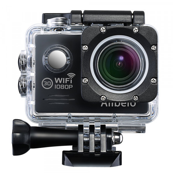 Anbero Wasserdicht 2 Zoll 1080P Sport Kamera 170° Weitwinkel-Objektiv actioncam mit Zubehör Kits für Fahrrad Motorrad Tauchen Schwimmen-310