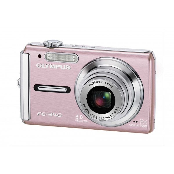 Olympus FE-340 Digitalkamera (8 Megapixel, 5-fach opt. Zoom, 6,9 cm (2,7 Zoll) Display) pink-34