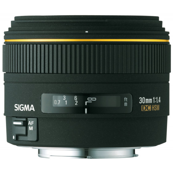 Sigma 30 mm F1,4 EX DC-Objektiv (62 mm Filtergewinde) für Sony Objektivbajonett-32