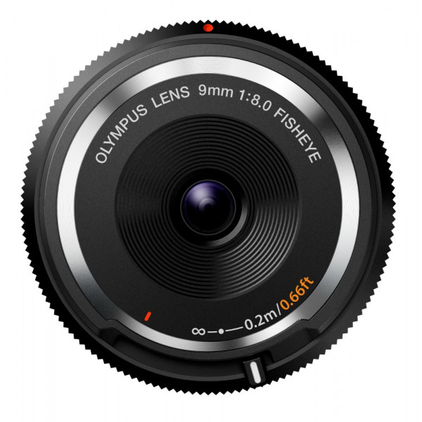 Olympus Body Cap Objektiv 9mm 1:8.0 fisheye schwarz-34