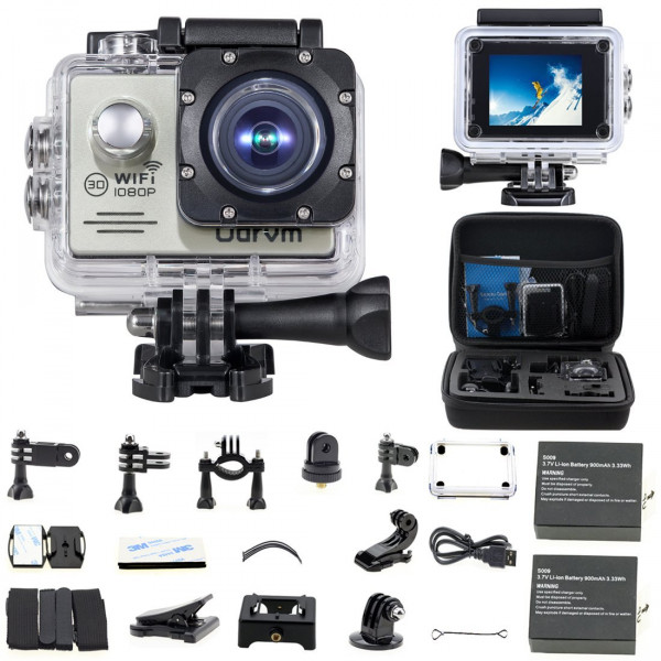 WIFI HD Action Kamera Wasserdicht 2.0 Zoll Helmet Camera Wasserdicht mit 2.0 Zoll LCD HD 1080P Action Cam für motorrad, Fahrrad, Sufen, Skiing, kinder, drohne, hunde-37