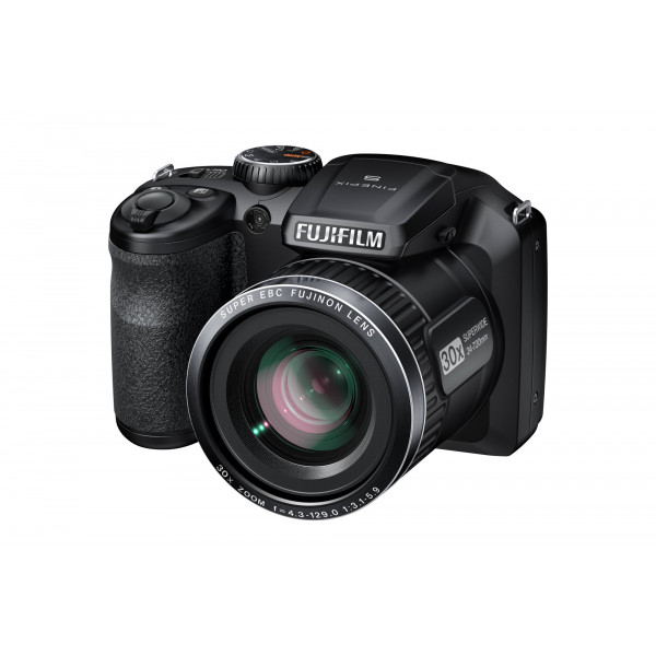 Fujifilm FinePix S4800 Digitalkamera 16 Megapixel, 30fach opt. Zoom, 7,6 cm 3 Zoll Display 