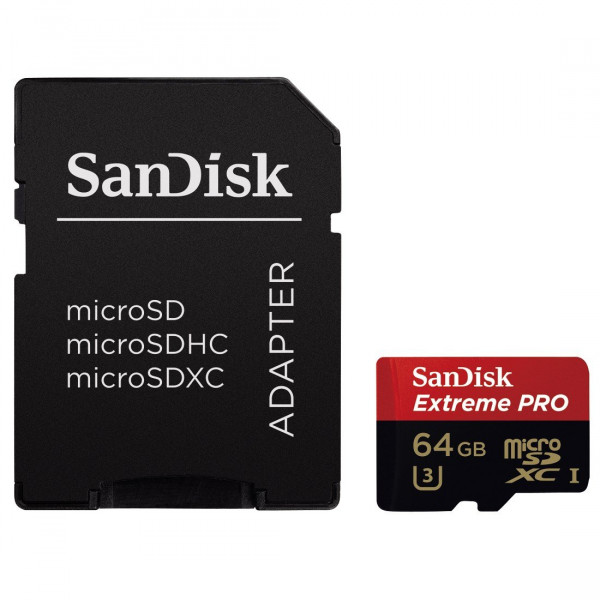 SanDisk Extreme Pro microSDXC 64GB bis zu 95MB/Sek, Class 10, U3 Speicherkarte-36