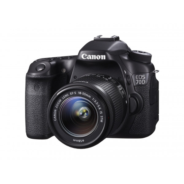 EOS 70D SLR Camera Black EF-S 18-55mm IS STM 20.2MP 3.0TouchLCD-311