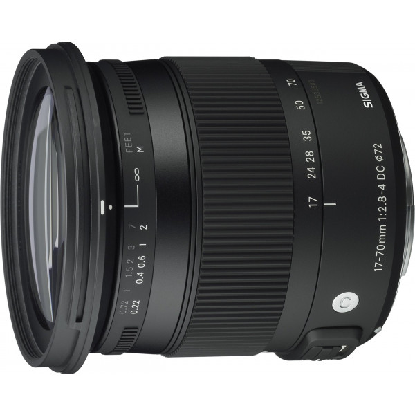 Sigma 17-70 mm f2,8-4,0 Objektiv (DC, Makro, OS, HSM, 72 mm Filtergewinde) für Canon Objektivbajonett-38