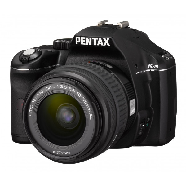 Pentax KM SLR-Digitalkamera (10 Megapixel, Bildstabilisator) Double Zoom Kit inkl. DA L 18-55mm + DA L 50-200mm-35