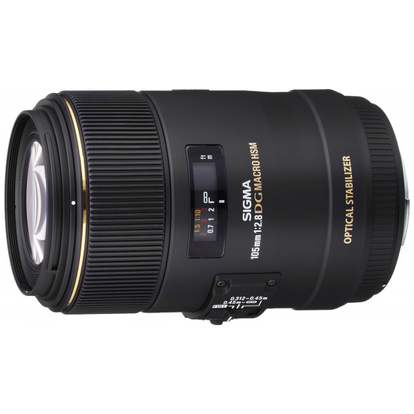 Sigma 105 mm F2,8 EX Makro DG OS HSM-Objektiv (62 mm Filtergewinde) für Sigma Objektivbajonett-35