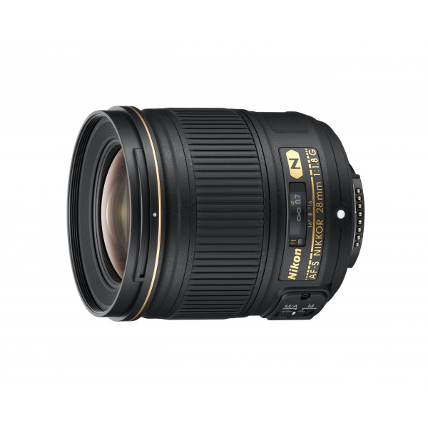 Nikon AF-S Nikkor 28mm 1:1,8G Objektiv inkl. HB-64 und CL-0915-35