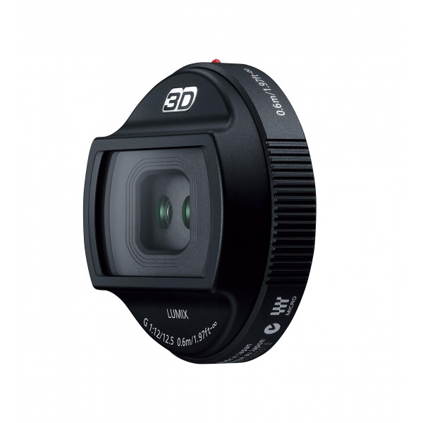 Panasonic Lumix H-FT012 3D-Objektiv F12/ 12,5mm (65mm KB bei GH2 16:9) schwarz-32