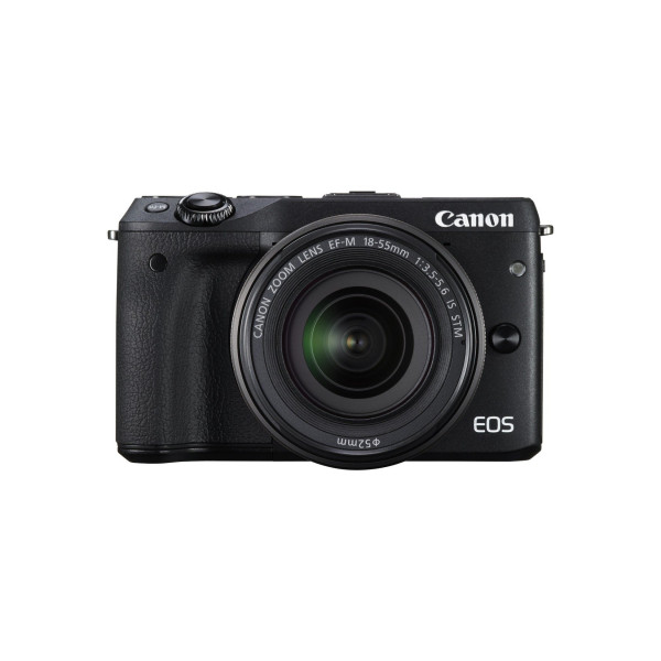Canon EOS M3 Systemkamera (24 Megapixel APS-C CMOS-Sensor, WiFi, NFC, Full-HD) Kit inkl. EF-M 18-55 mm IS STM Objektiv schwarz-310