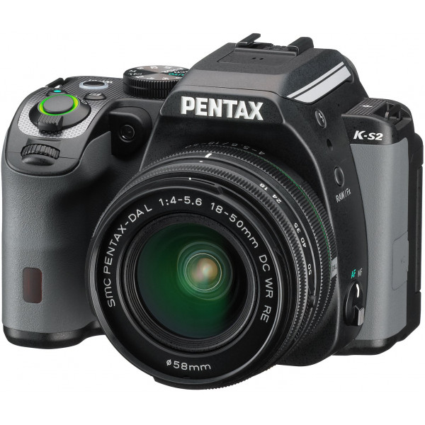 Pentax K-S2 Spiegelreflexkamera (20 Megapixel, 7,6 cm (3 Zoll) LCD-Display, Full-HD-Video, Wi-Fi, GPS, NFC, HDMI, USB 2.0) Kit inkl. 18-50mm WR-Objektiv schwarz/Rennstreifen-31