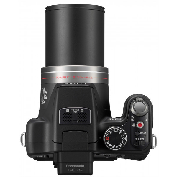 Panasonic Lumix DMCFZ45EGK Digitalkamera 14 Megapixel, 24fach opt. Zoom, 7,5 cm 3 Zoll 