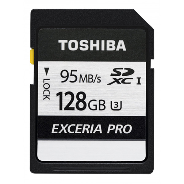 Toshiba Exceria Pro N401 SDXC 128GB UHS-I U3 Speicherkarte (bis zu 95MB/Sek. lesen)-32