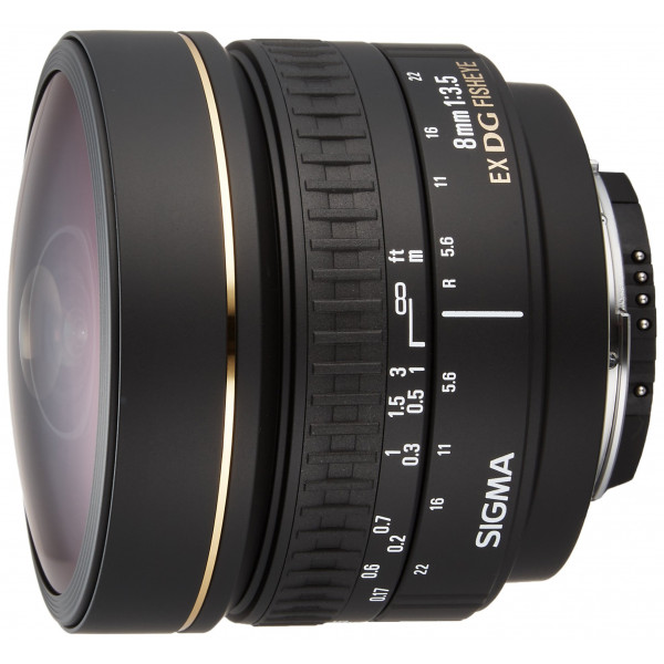 Sigma 8 mm F3,5 EX DG Zirkular Fisheye-Objektiv (Gelatinefilter) für Nikon Objektivbajonett-34