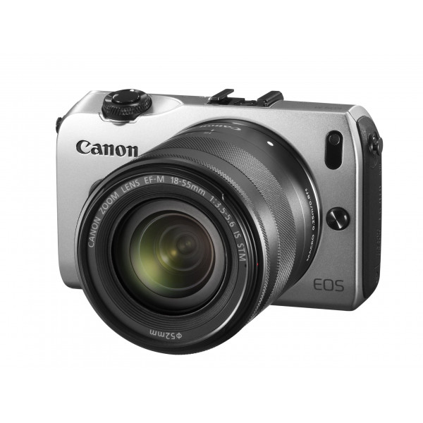 Canon EOS M kompakte Systemkamera (18 Megapixel, 7,6 cm (3 Zoll) Display, Full HD, Touch-Display) Kit inkl. EF-M 18-55mm 1:3,5-5,6 IS STM und Speedlite 90EX silber-310