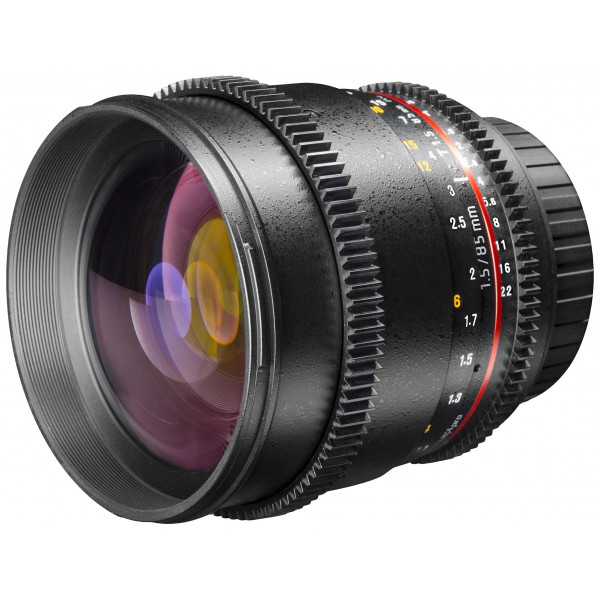 Walimex Pro 85mm 1:1,5 VDSLR Video/Fotoobjektiv für Canonm Objektivbajonett (Filtergewinde 72mm, Zahnkranz, stufenlose Blende/Fokus, IF) schwarz-36