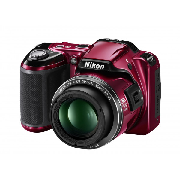 Nikon Coolpix L810 Digitalkamera (16 Megapixel, 26-fach opt. Zoom, 7,5 cm (3 Zoll) Display, bildstabilisiert) rot-39
