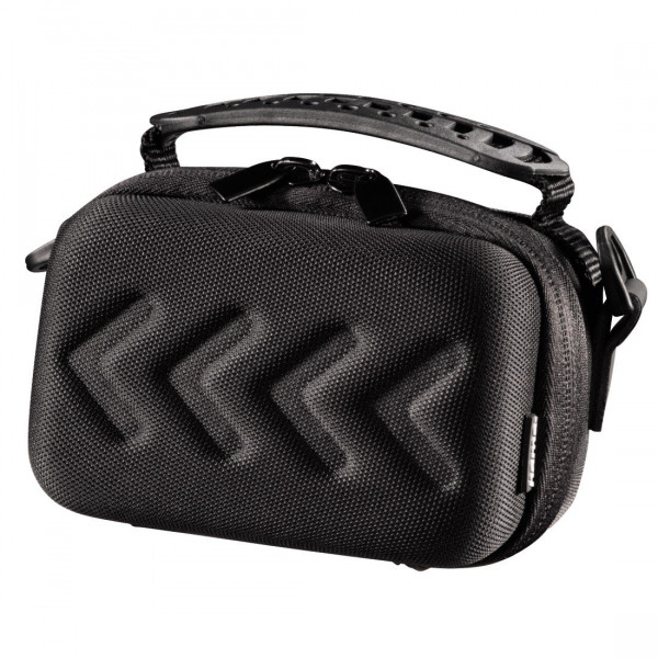 Hama Hardcase Kameratasche für eine kompakte Systemkamera/Videokamera, Hardcase Arrow 80, Schwarz-32