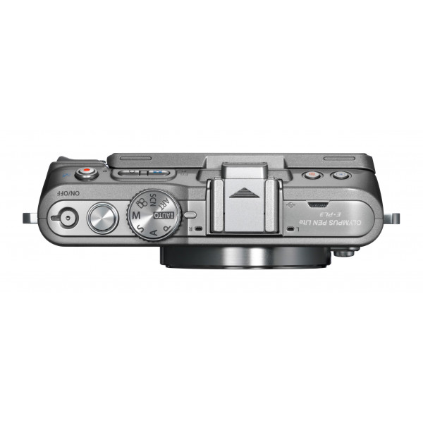 Olympus PEN EPL3 Systemkamera 12 Megapixel, 7,6 cm 3 Zoll Display, bildstabilisiert silber 