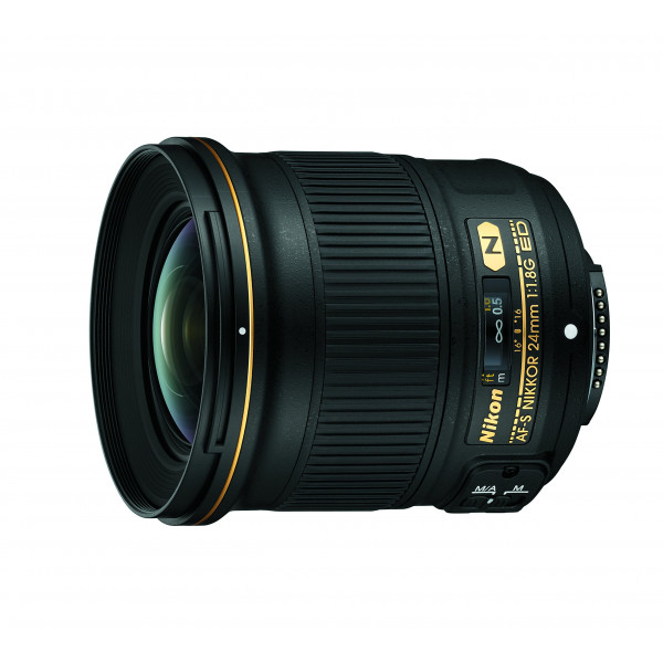 Nikon AF-S Nikkor ED 24 mm 1:1 8G Objektiv (72 mm Filtergewinde) schwarz-34