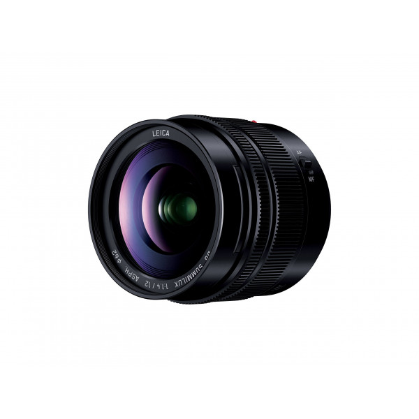 Panasonic Für vier Mikro-SARS Eine austauschbare Linse LUMIX G LEICA DG SUMMILUX 12 Mm/f1.4 ASPH. Schwarzer H-X012-34