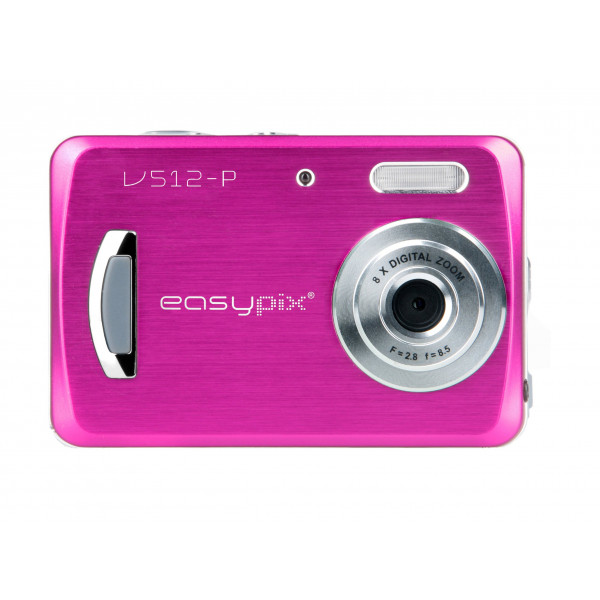 Easypix V512-P Digitalkamera (5 Megapixel, 8-fach digitaler Zoom, 6,1 cm Display) pink-35