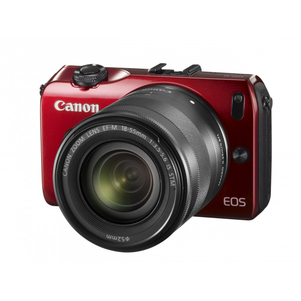 Canon EOS M kompakte Systemkamera (18 Megapixel, 7,6 cm (3 Zoll) Display, Full HD, Touch-Display) Kit inkl. EF-M 18-55mm 1:3,5-5,6 IS STM und Speedlite 90EX rot-37