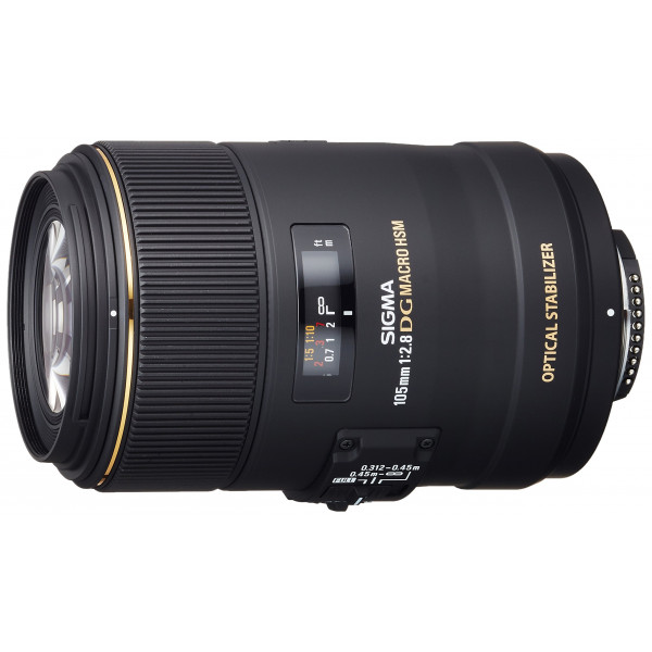 Sigma 105 mm F2,8 EX Makro DG OS HSM-Objektiv (62 mm Filtergewinde) für Nikon Objektivbajonett-35