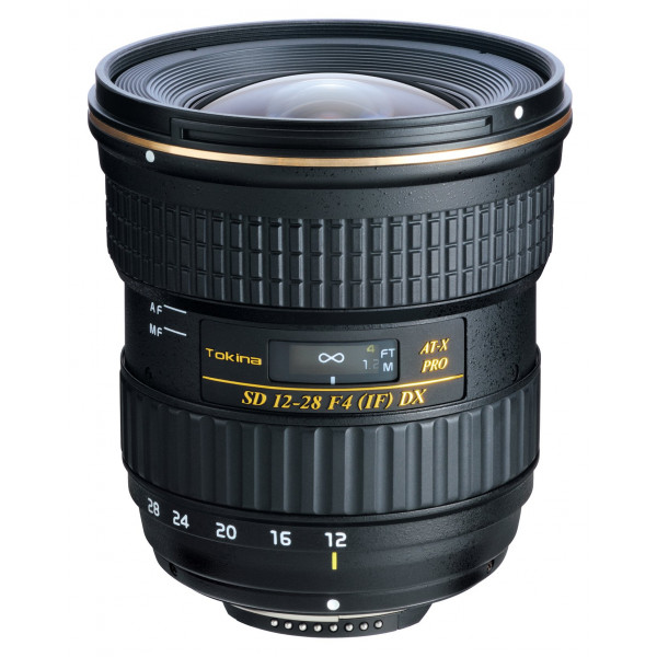 Tokina AT-X 12-28/4.0 Pro DX Objektiv (77 mm Filtergewinde) für Nikon Objektivbajonett-38