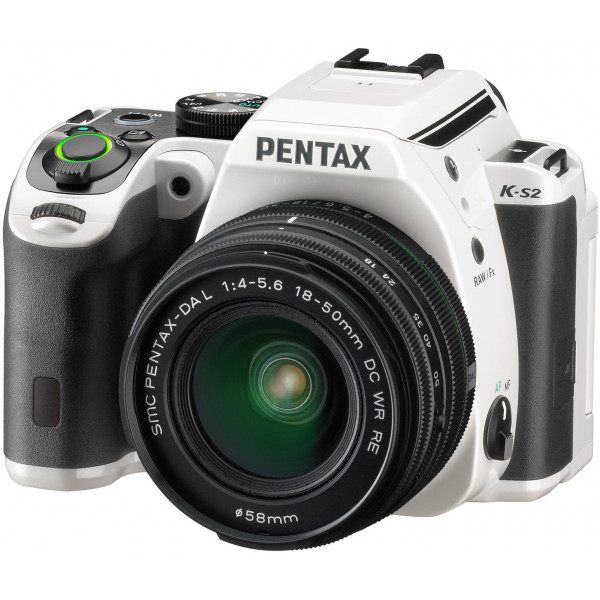 Pentax K-S2 Spiegelreflexkamera (20 Megapixel, 7,6 cm (3 Zoll) LCD-Display, Full-HD-Video, Wi-Fi, GPS, NFC, HDMI, USB 2.0) Kit inkl. 18-50mm WR-Objektiv weiß/Rennstreifen-31