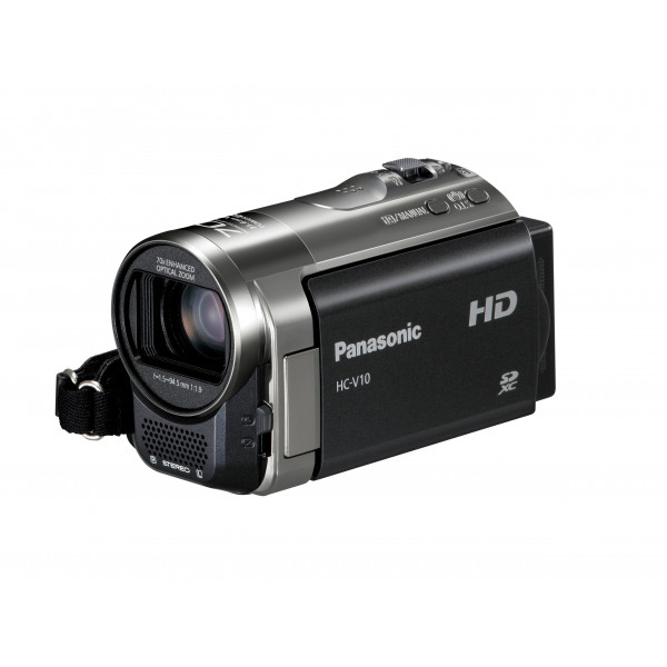 Panasonic HC-V10EG-K HD-Camcorder (6,7 cm (2,6 Zoll) LCD-Display, 1,5 Megapixel, 63-fach opt. Zoom, 1MOS Sensor, 32mm Weitwinkel) schwarz-34