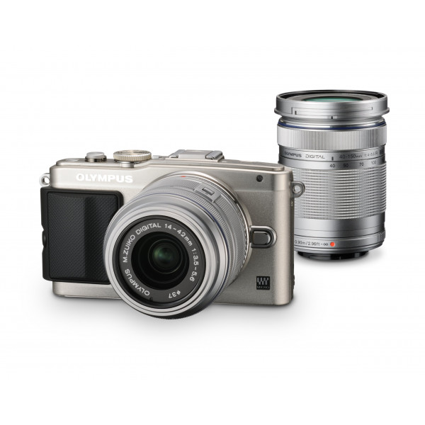 Olympus Pen E-PL6 Systemkamera (16 Megapixel, 7,6 cm (3 Zoll) Touchscreen, bildstabilisiert) Kit inkl. 14-42 mm und 40-150 mm Objektiv silber-31