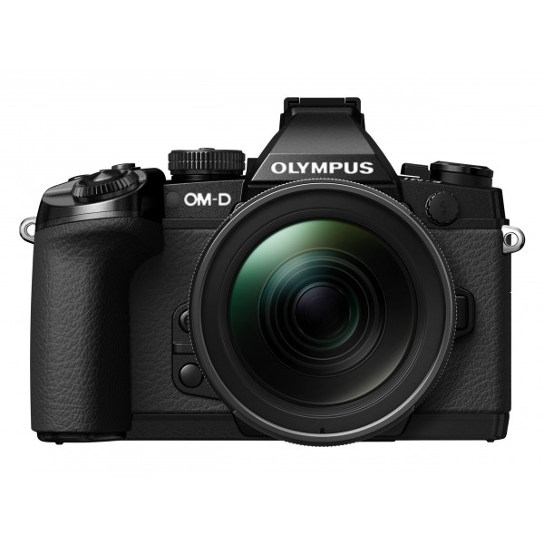 Olympus E-M1 OM-D Systemkamera (16 Megapixel, 7,6 cm (3 Zoll) TFT LCD-Display, Full HD, HDR, 5-Achsen Bildstabilisator) inkl. M.Zuiko Digital ED 12-40mm Top Pro Objekitv Kit schwarz-310