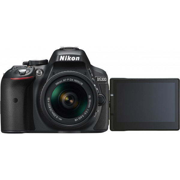 Nikon D5300 SLR-Digitalkamera Kit DX AF-P 18-55 VR schwarz-34