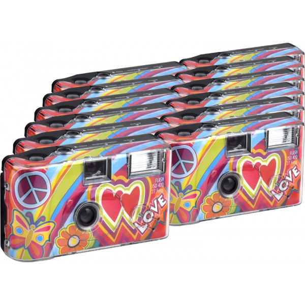 TopShot Love Cult Einwegkamera / Hochzeitskamera (27 Fotos, Blitz, 12-er Pack)-31