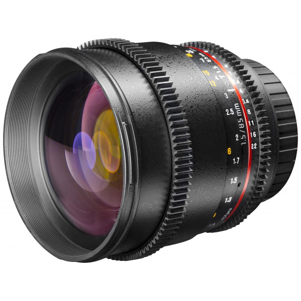 Walimex Pro 85mm 1:1,5 VDSLR Video/Fotoobjektiv fürmicro Four Thirds Objektivbajonett (Filtergewinde 72mm, Zahnkranz, stufenlose Blende/Fokus, IF) schwarz-36