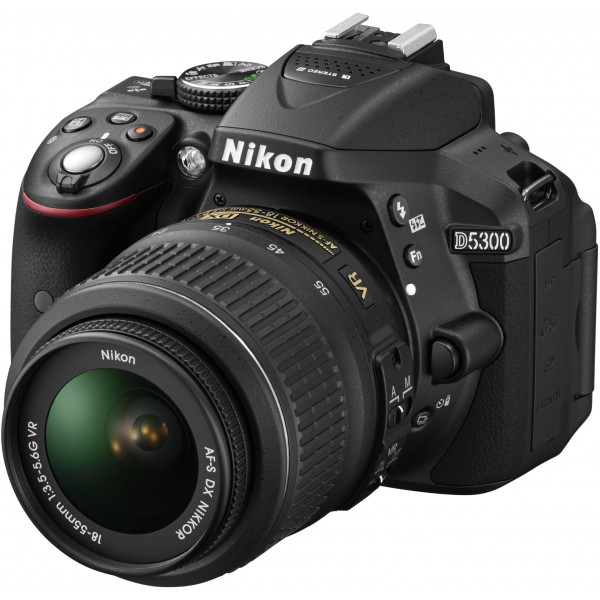 Nikon D5300 SLR-Digitalkamera (24,2 Megapixel, 8,1 cm (3,2 Zoll) LCD-Display, Full HD, HDMI, WiFi, GPS, AF-System mit 39 Messfeldern) Kit inkl. AF-S DX 18-55 VR Objektiv schwarz-38