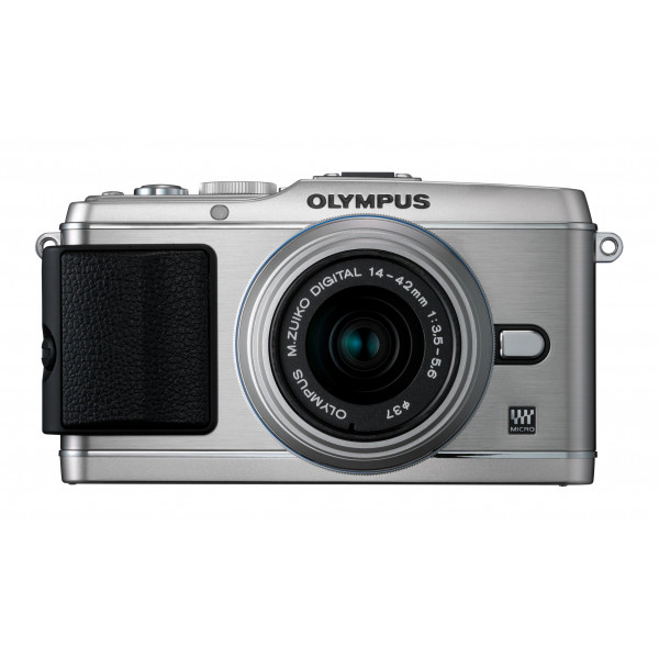 Olympus PEN E-P3 Systemkamera (12 Megapixel, 7,6 cm (3 Zoll) Display, Bildstabilisator, Full-HD Video) Kit silber inkl. 14-42mm Objektiv silber-34