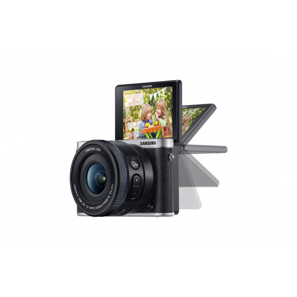 Samsung NX3000 Smart Systemkamera 20,3 Megapixel, 7,5 cm 3 Zoll Display, Full HD Video, WIFi 