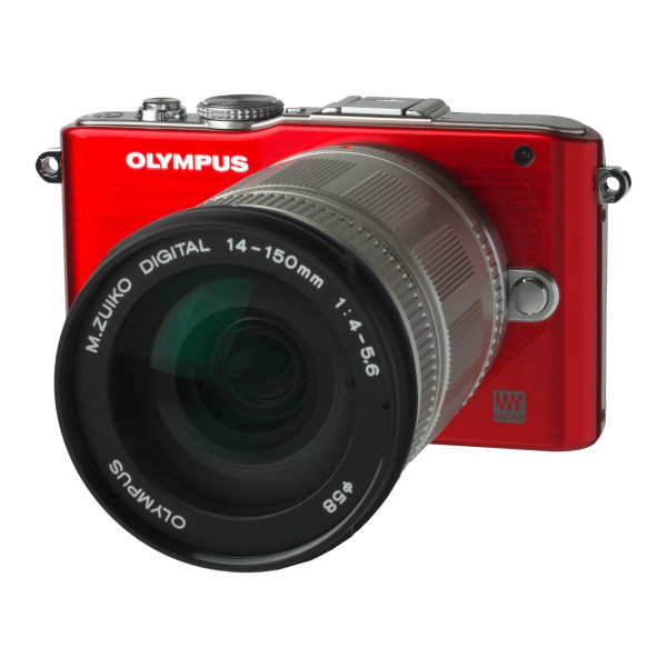 Olympus PEN E-PL3 Systemkamera (12 Megapixel) rot Kit mit M.Zuiko Digital ED 14-150mm Objektiv-32