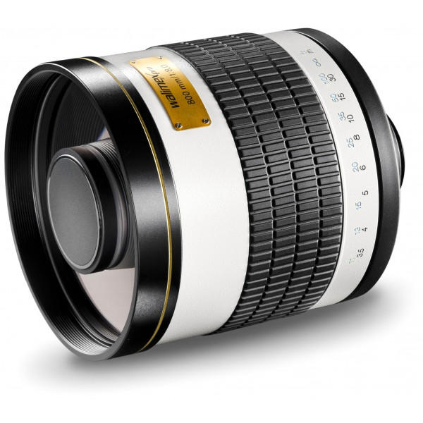 Walimex Pro 800mm 1:8,0 CSC Spiegelobjektiv (Filtergewinde 35mm) für Nikon 1 Objektivbajonett weiß-35