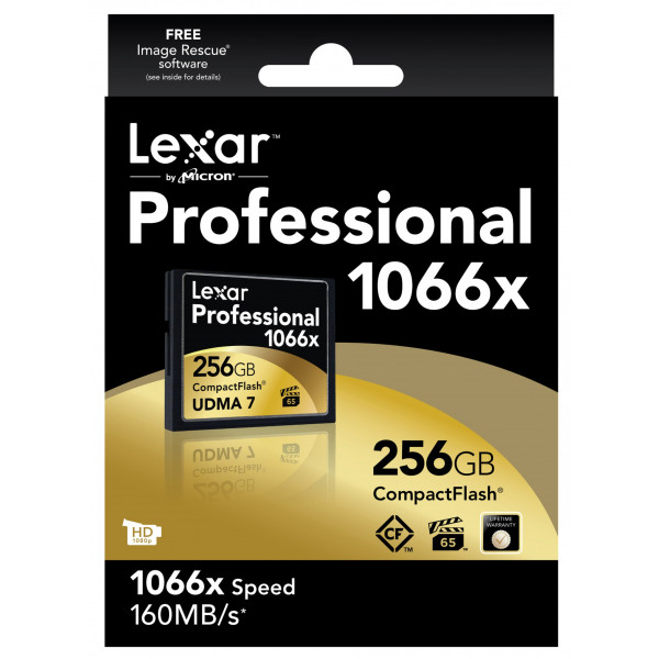 lexar professional 256gb 1066x speed 160mbs compactflash