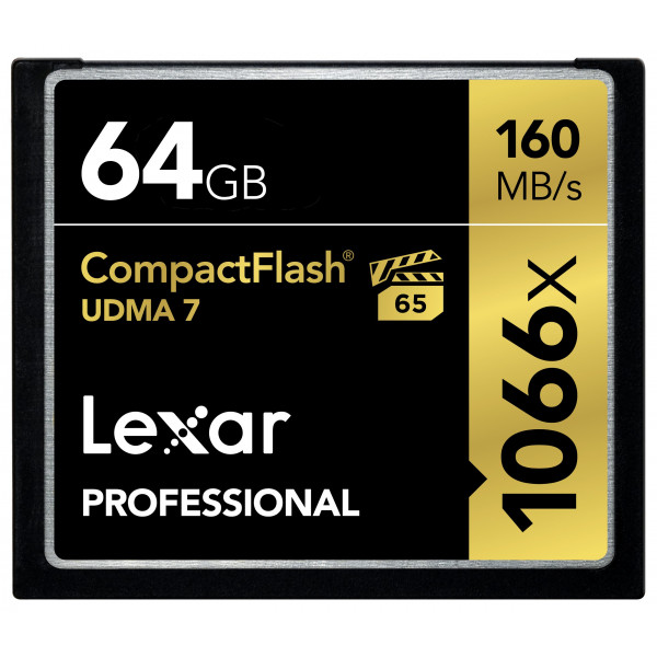 Lexar Professional 64GB 1066x Speed 160MB/s CompactFlash Speicherkarte-32