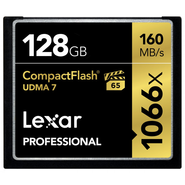 Lexar Professional 128GB 1066x Speed 160MB/s Compact Flash Speicherkarte-32